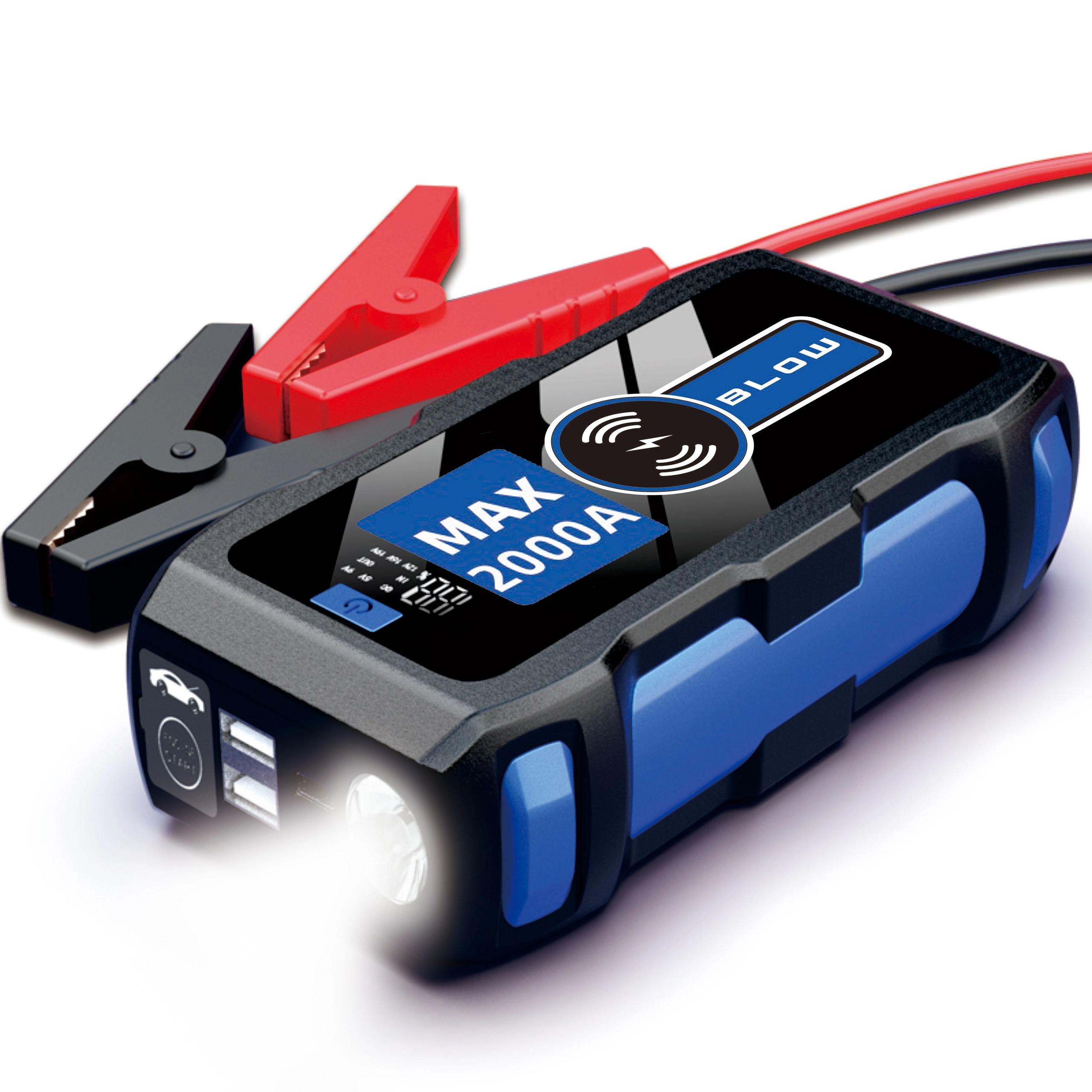 Powerbank BLOW Jump Starter JS-24 12000mAh 10W Czarno-niebieski