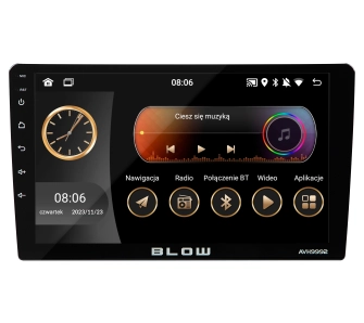 Radioodtwarzacz samochodowy BLOW AVH-9992 z USB/SD 4x50W Bluetooth Android Auto CarPlay