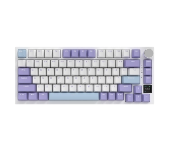 Klawiatura mechaniczna Ajazz AK820 Pro Gift Switch Biało-fioletowy
