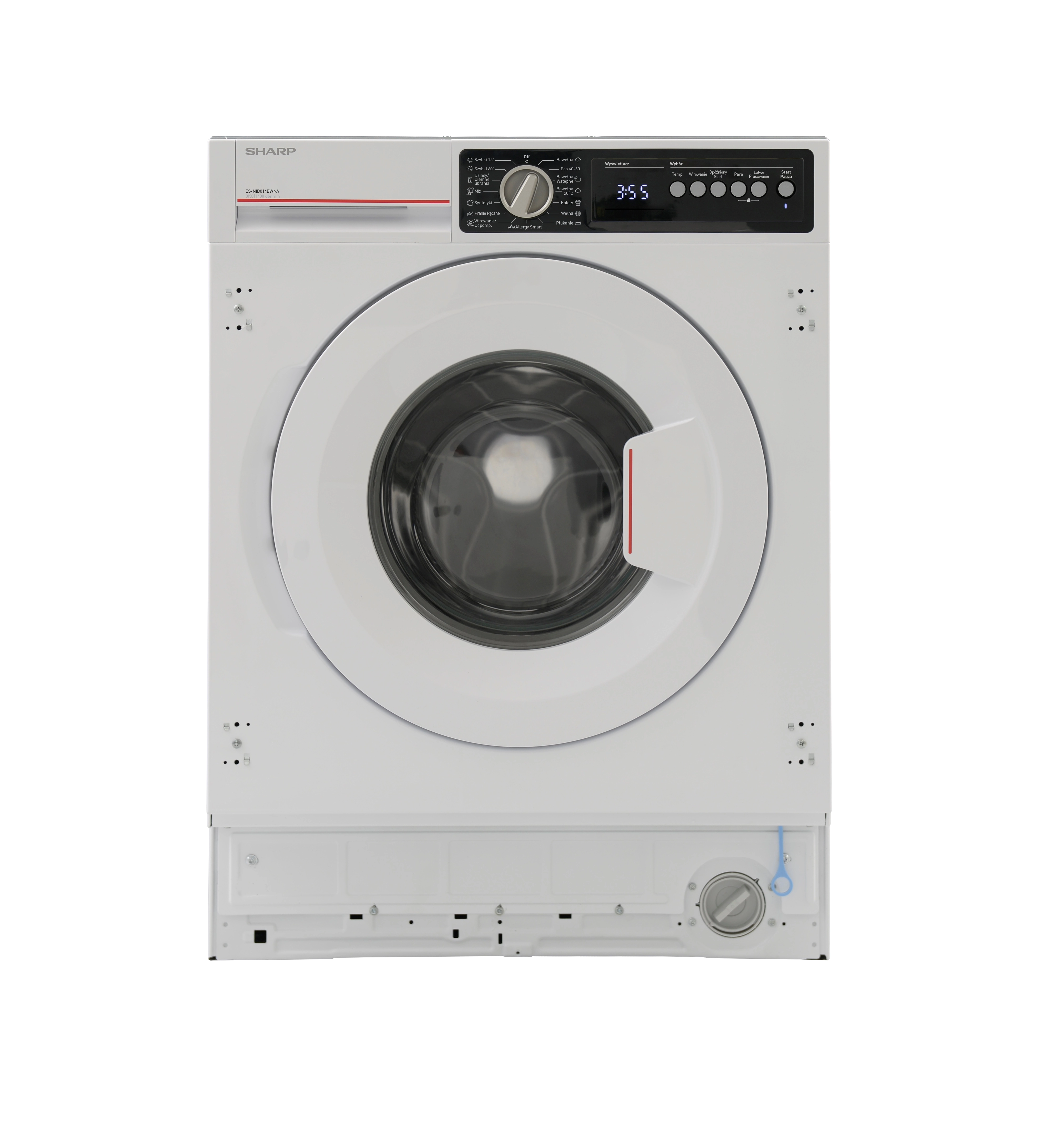 Sharp ESNIB814BWNAPL 8kg 1400obr/min