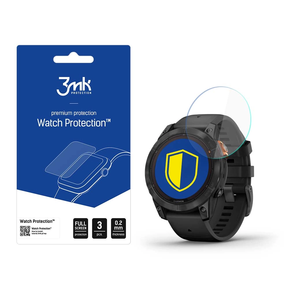 Szkło hybrydowe 3mk Watch Protection FlexibleGlass do Garmin Fenix 7 Pro Solar