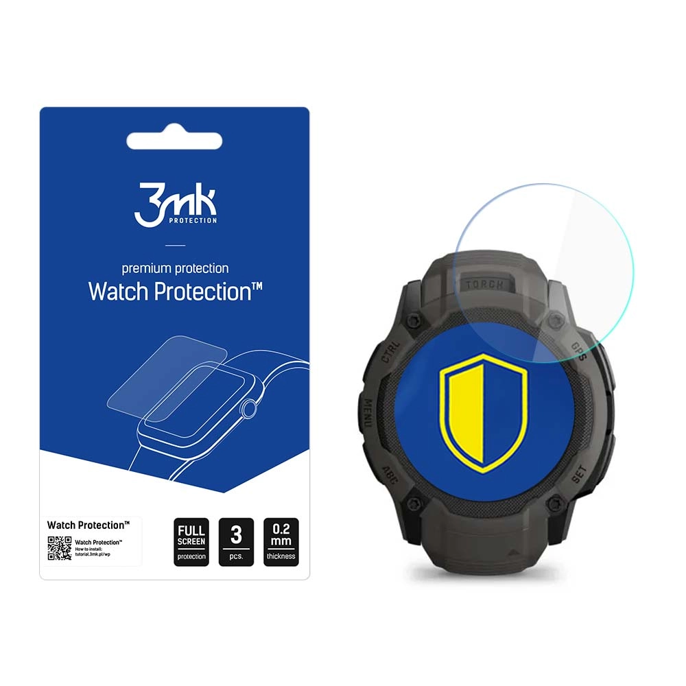 Szkło hybrydowe 3mk Watch Protection FlexibleGlass do Garmin Instinct 2X