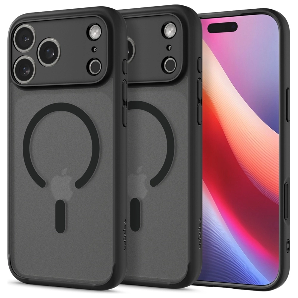 Etui Spigen Ultra Hybrid Mag MagSafe do iPhone 17 Pro Max Czarny