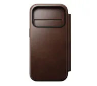 Nomad Modern Leather Folio do iPhone 17 Pro Brązowy