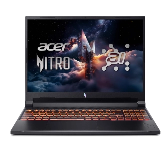 Laptop gamingowy Acer Nitro V 16 AI ANV16-42 16" 165Hz R7 260 16GB RAM 512GB Dysk SSD RTX4050 DLSS3 Win11 Czarny Funkcje AI