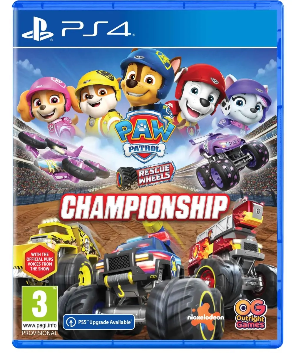 Psi Patrol Rescue Wheels: Championship Gra na PS4