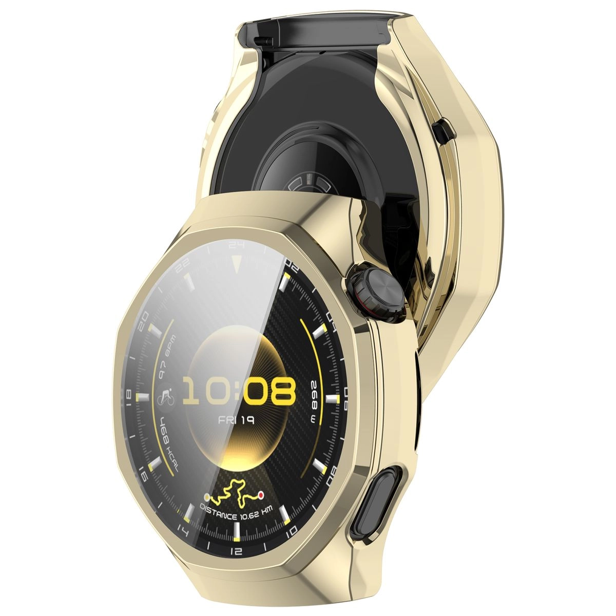 Nakładka na tarczę Bizon Felipe do Huawei Watch GT6 Pro 46mm Złoty