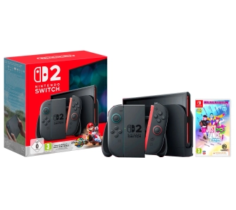 Konsola Nintendo Switch 2 Joy-Con Czarny + Mario Kart World + Just Dance 2026 Edycja Limitowana