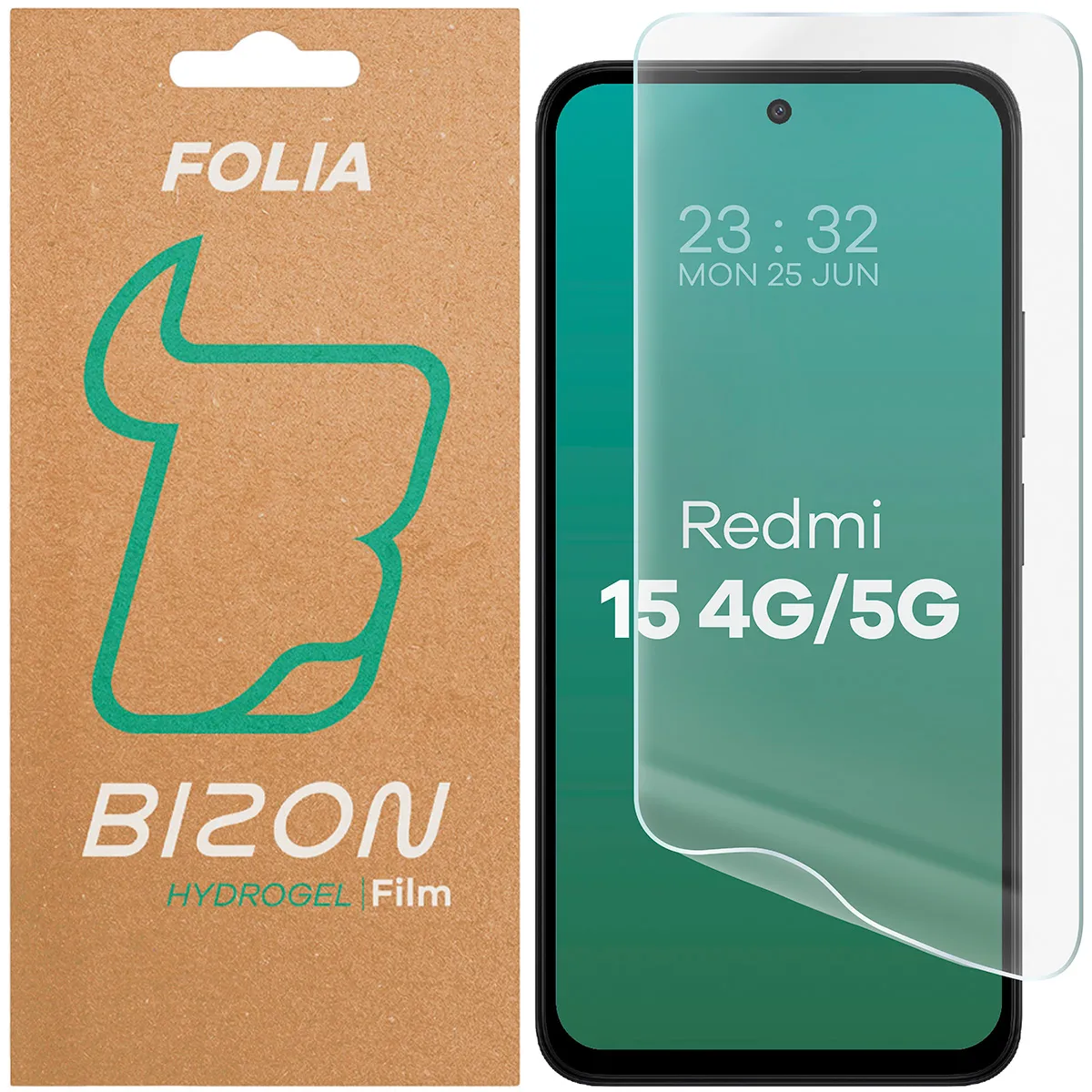 Folia hydrożelowa Bizon na ekran Hydrogel Front do Xiaomi Redmi 15 4G / 5G