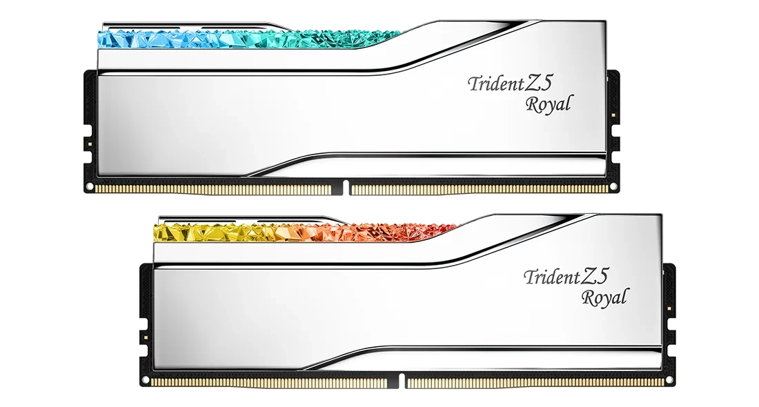 Pamięć RAM G.Skill Trident Z5 Royal DDR5 96GB (2x48GB) 6400 CL32 Biały