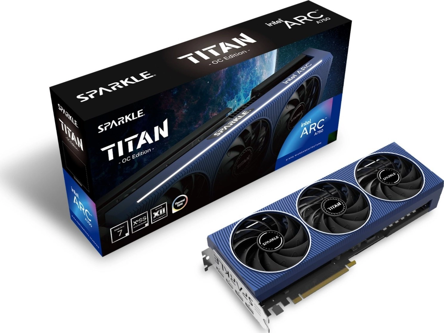 Karta graficzna SPARKLE Arc A750 Titan OC Edition 8GB GDDR6 256bit