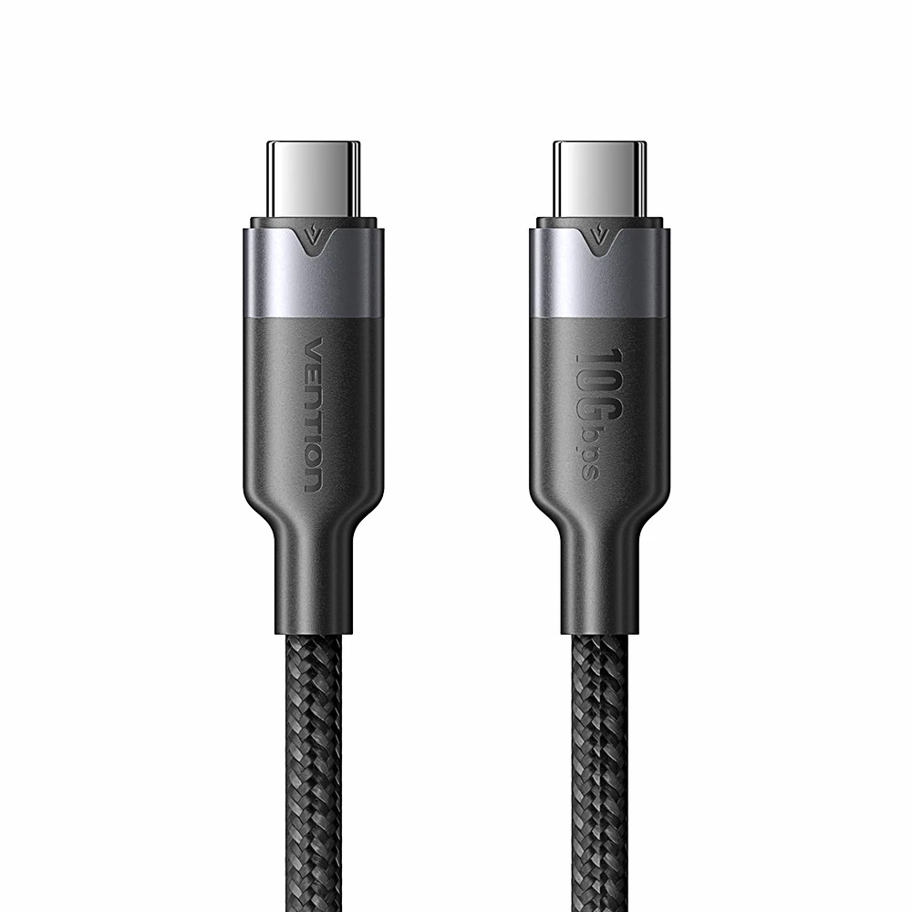 Kabel Vention USB-C do USB-C 3.2 5A 1m Czarny