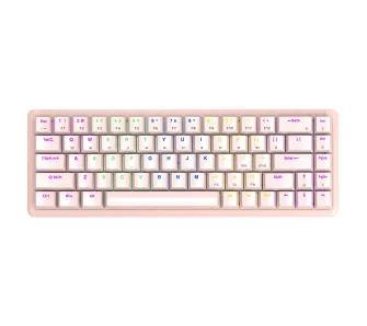 Klawiatura mechaniczna Rampage Rebel Outemu Red Różowy