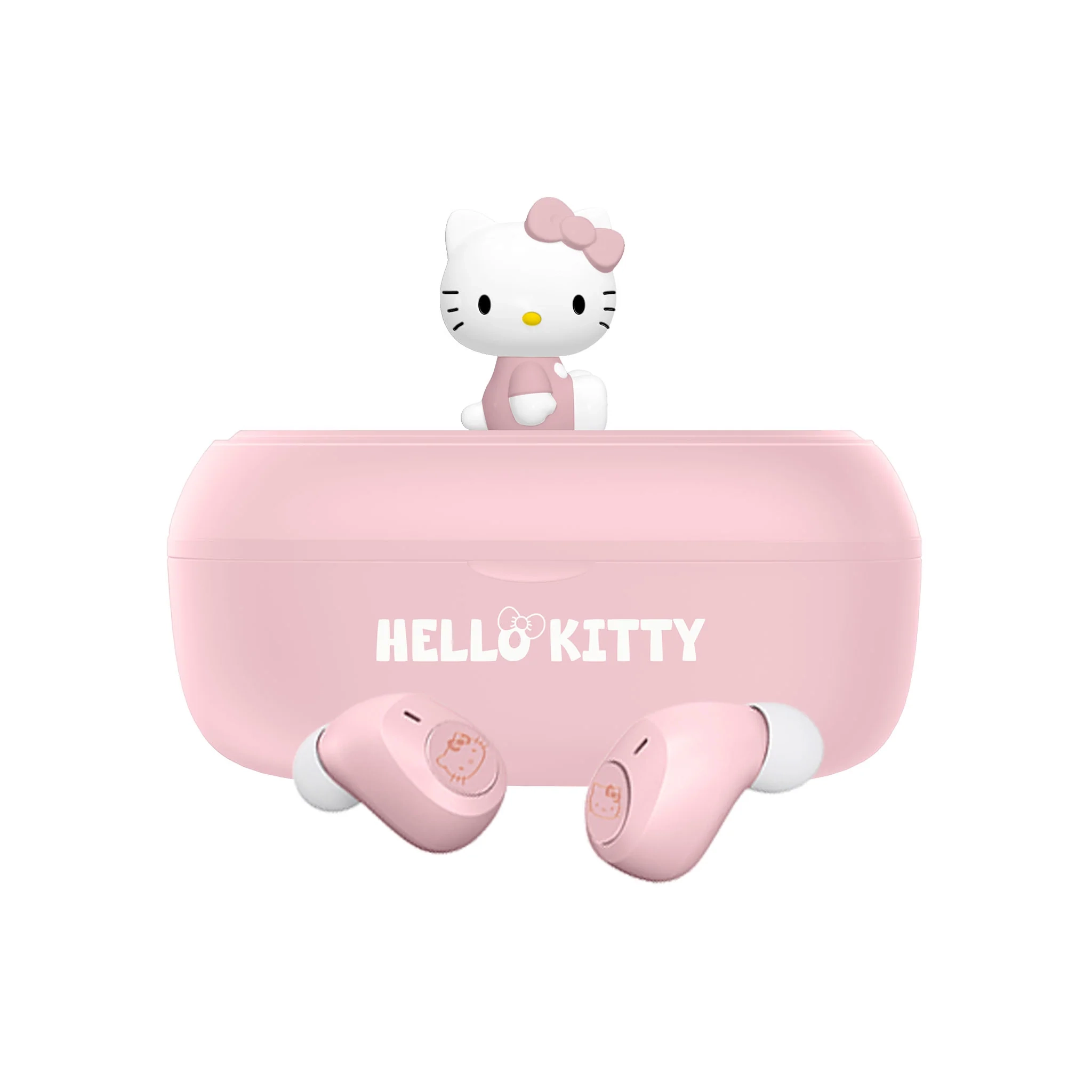 OTL Technologies Hello Kitty 3D Character Collectible TWS Earphones Dokanałowe Bluetooth 5.3 Różowy
