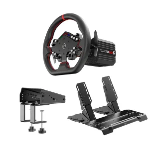 Kierownica PXN VD6 DBT (Baza VD6 + Kierownica WDS R2 + Pedały hamulec/gaz PD HM + Zacisk Z9) do PC Force Feedback