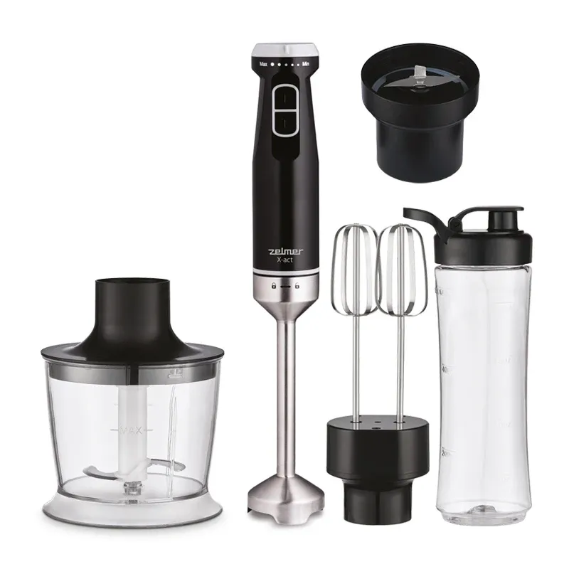 Blender Zelmer ZHB4642 X-act 1400W Rozdrabniacz Końcówka do ubijania Końcówka blendująca