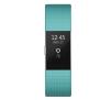 Smartband Fitbit by Google Charge 2 S Turkusowo-Srebrny