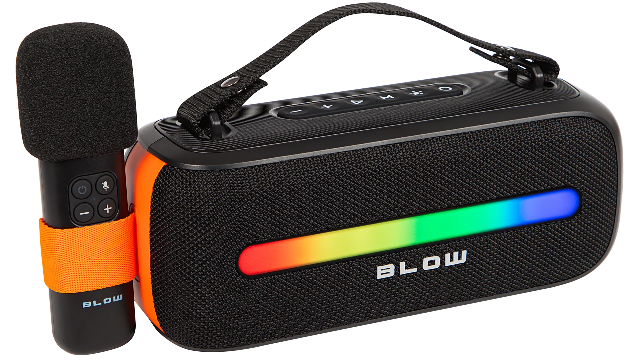 Mikrofon z głośnikiem Bluetooth BLOW SOUNDBOX 60W Czarny