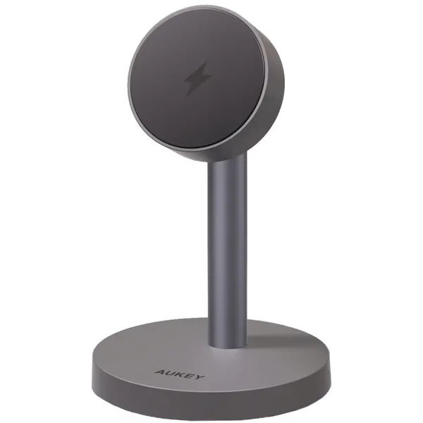 Ładowarka indukcyjna Aukey LC-MC111 Stand 25W Qi2.2 Szary