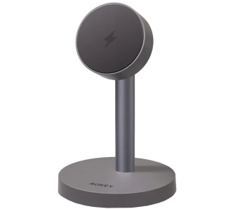 Ładowarka indukcyjna Aukey LC-MC111 Stand 25W Qi2.2 Szary