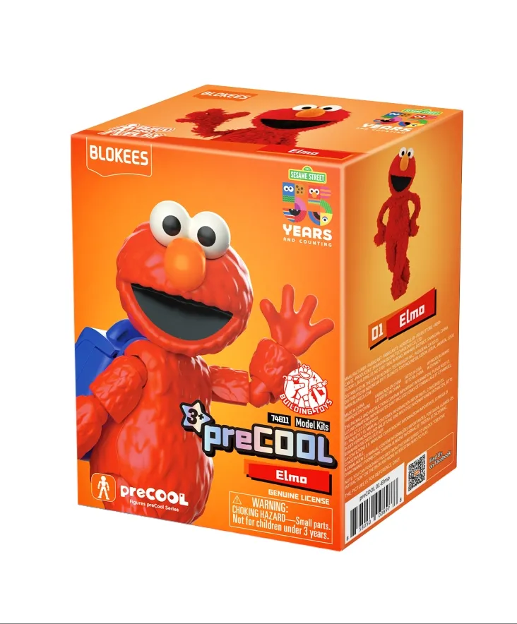 Model do składania Blokees Sesame Street - Elmo