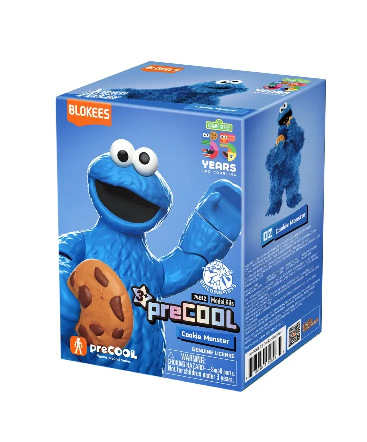 Model do składania Blokees Sesame Street - Cookie Monster