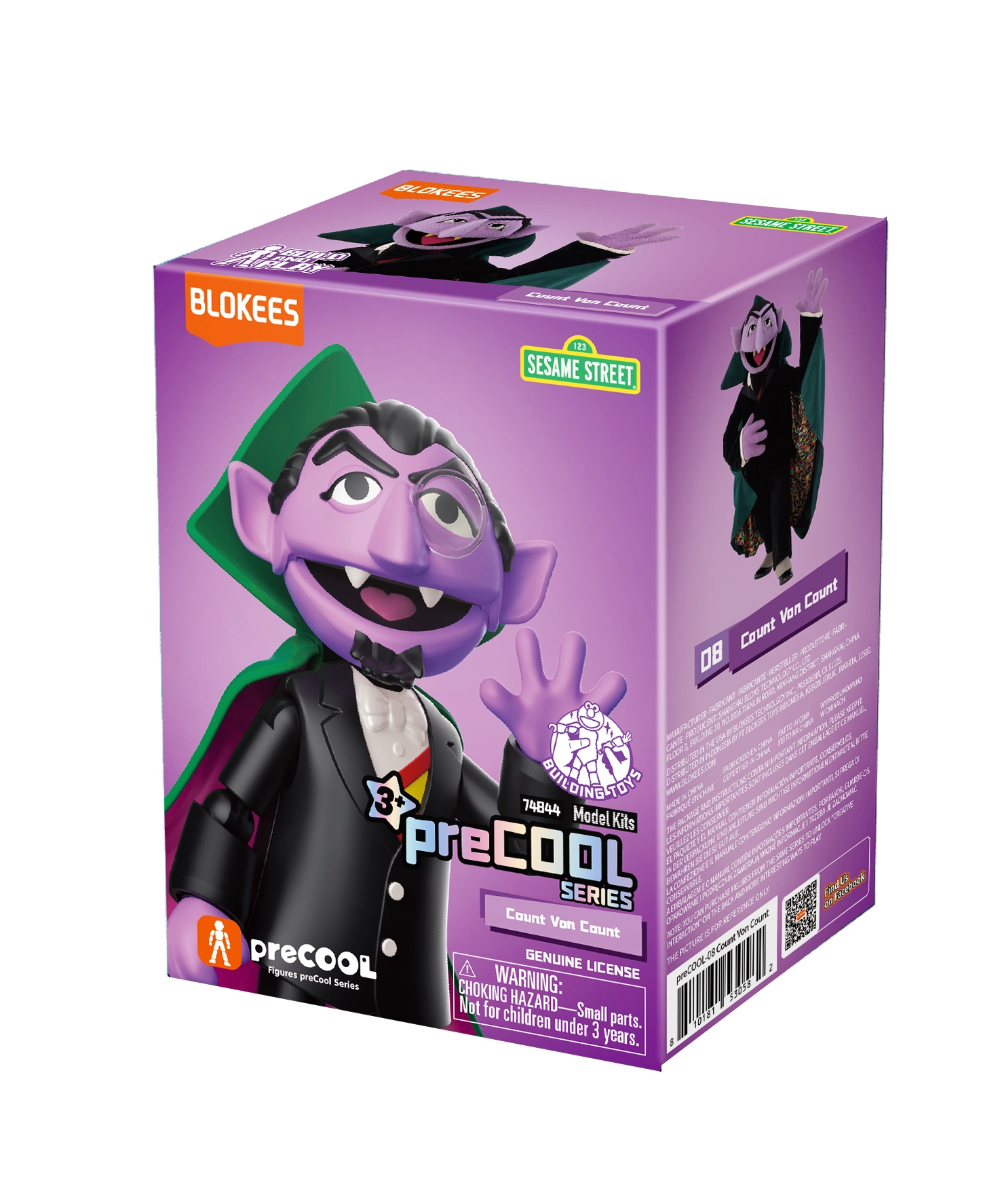 Model do składania Blokees Sesame Street - Von Count