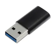 Qoltec 50583 USB-C do USB-A Czarny