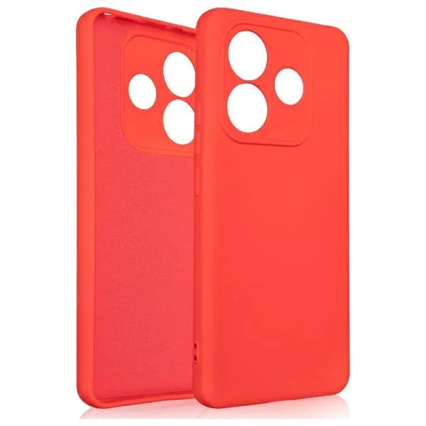 Etui Beline Silicone do Xiaomi Redmi Note 14 Czerwony