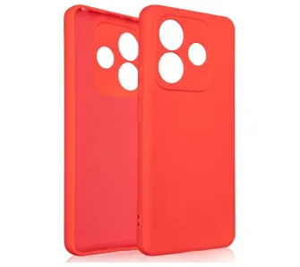 Etui Beline Silicone do Xiaomi Redmi Note 14 Czerwony