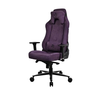 Fotel Arozzi Vernazza Soft Fabric Purple Gamingowy do 145kg Tkanina Fioletowy