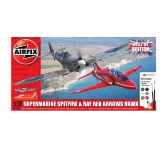Model do sklejania Airfix Airfix Gift Set Best of British Spitfire and Hawk