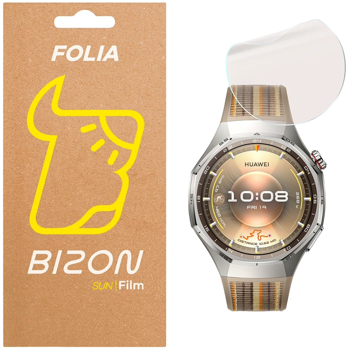 Folia hydrożelowa Bizon Watch Film Sun do Huawei Watch GT6 Pro 46mm