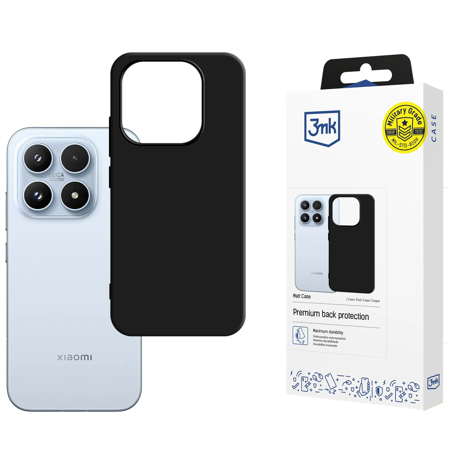 Etui 3mk Matt Case do Xiaomi 17 Czarny