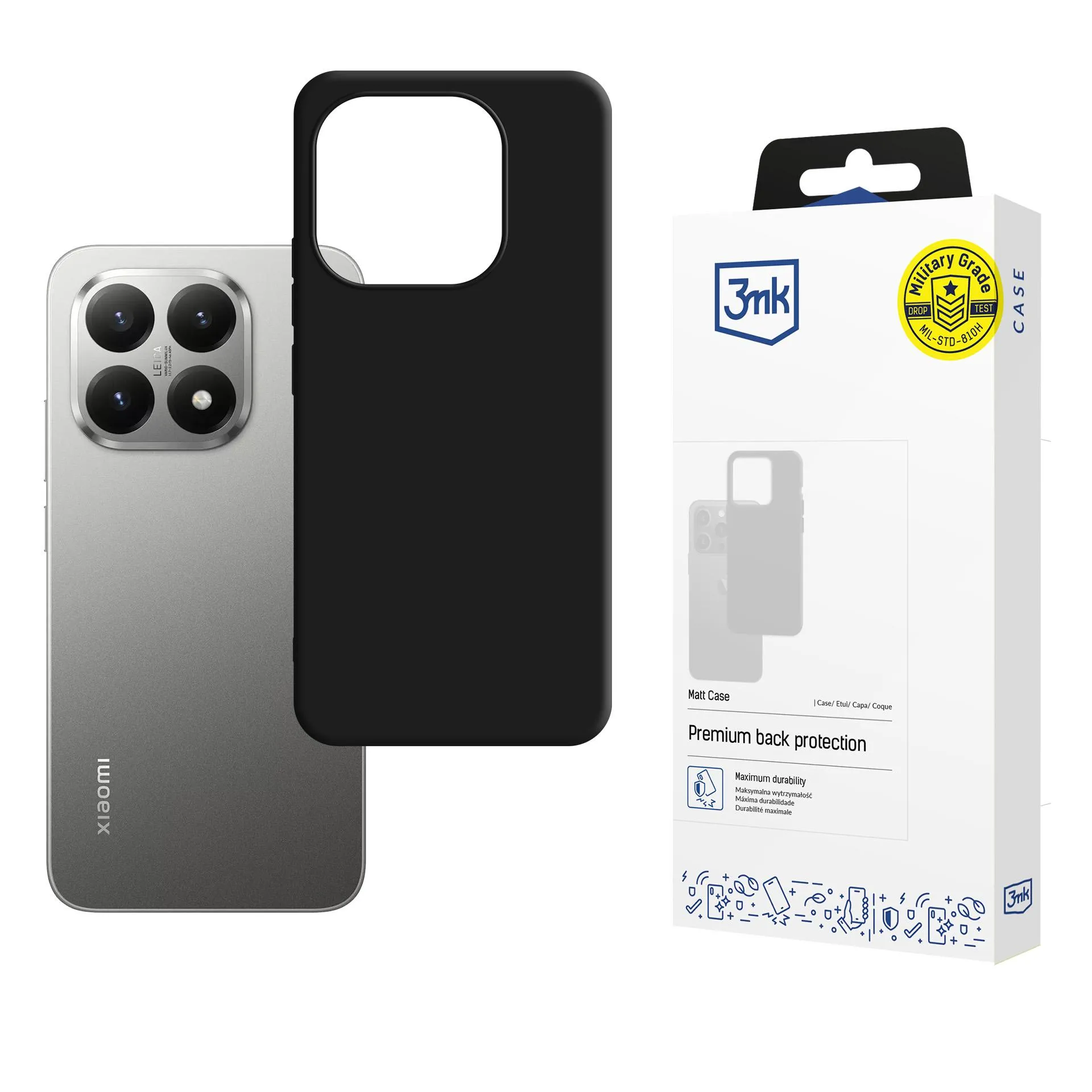Etui 3mk Matt Case do Xiaomi 15T 5G Czarny