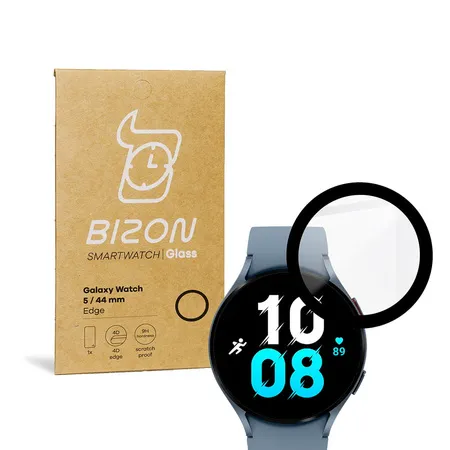 Szkło hybrydowe Bizon Glass Watch Edge Hybrid do Samsung Galaxy Watch 5 44mm