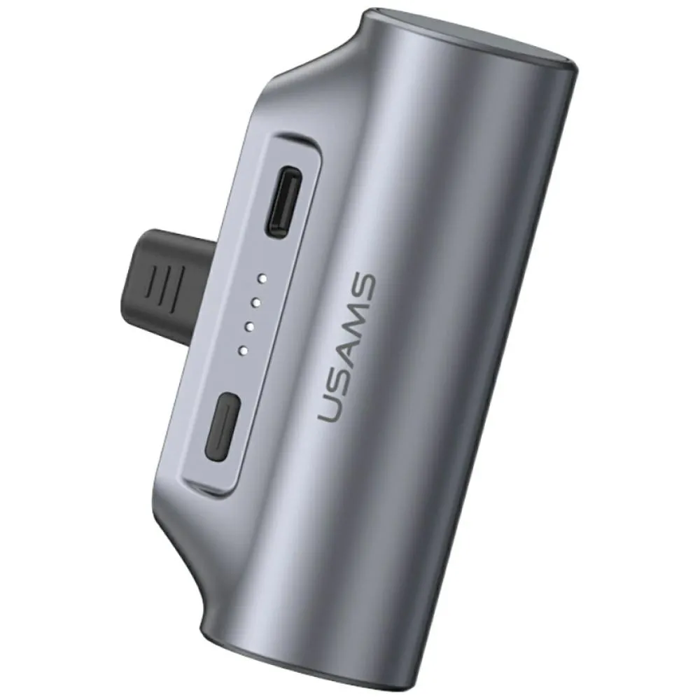 USAMS PB79 Mini Tail Plug Portable 3000mAh Szary miniaturka