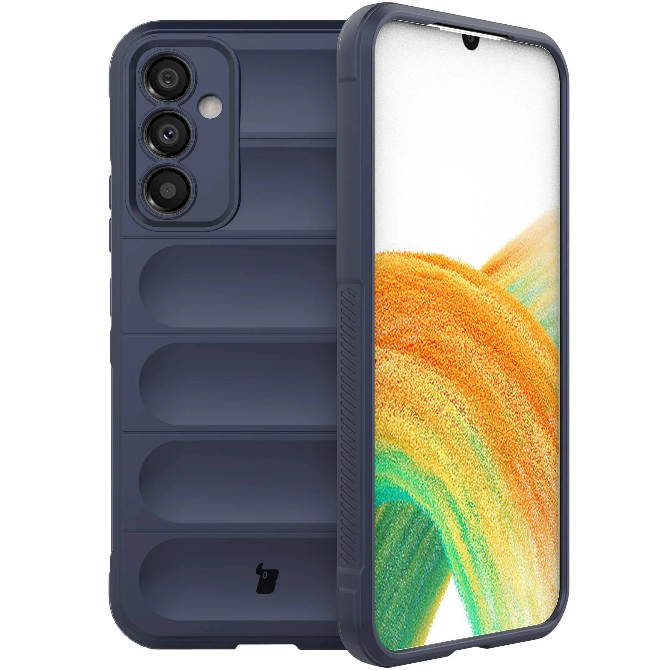 Etui Bizon Tur do Samsung Galaxy A34 5G Granatowy