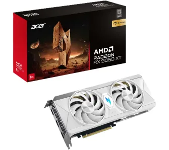 Karta graficzna Acer Nitro Radeon RX 9060 XT OC White Edition 8GB GDDR6 128bit FSR