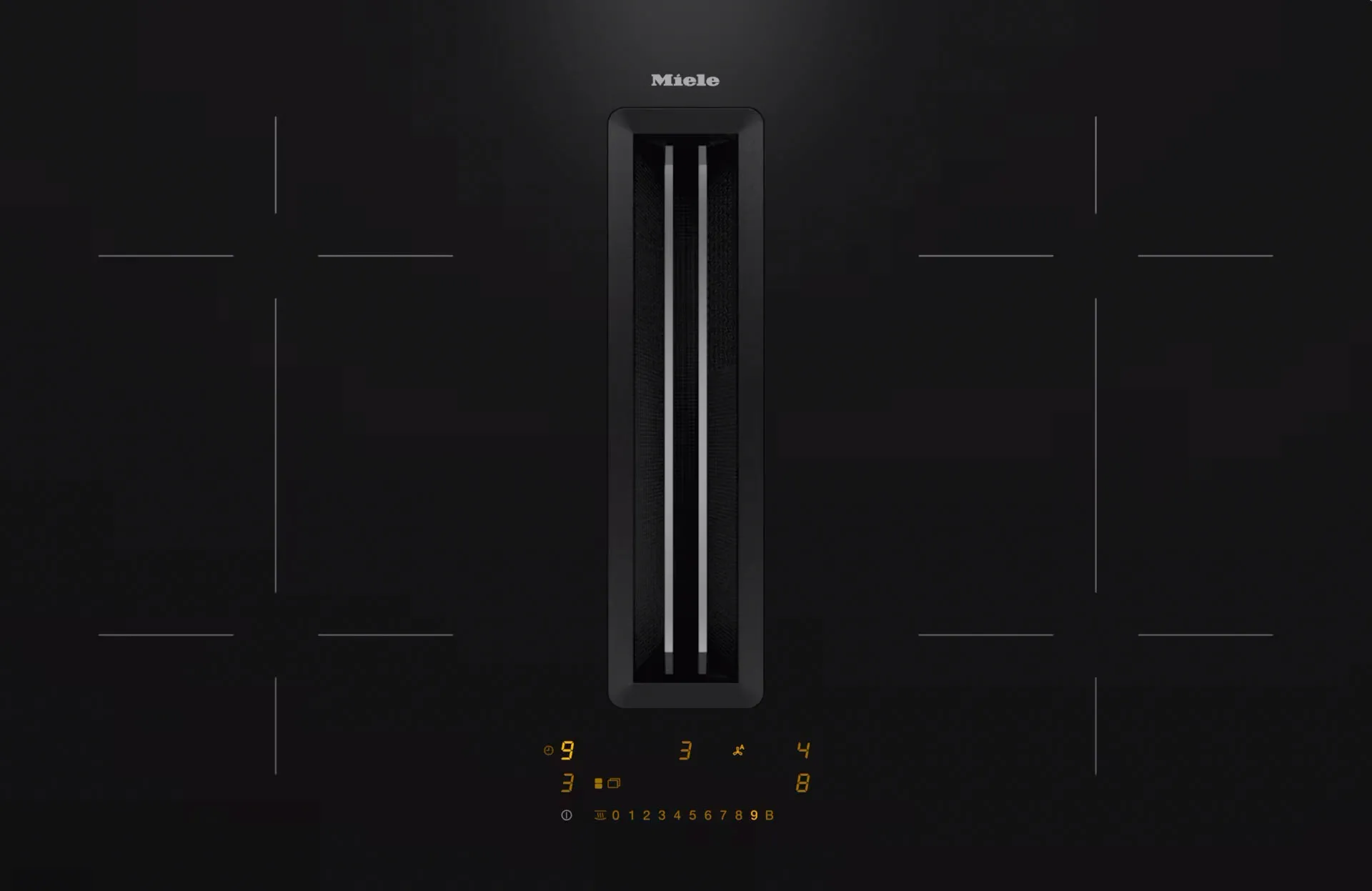 Płyta indukcyjna z okapem Miele KMDA 7473-1 FL 80cm