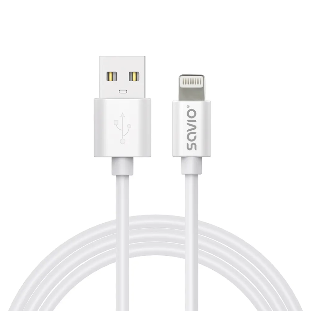 Kabel Savio CL-193 USB-A do Lightning 2m Biały