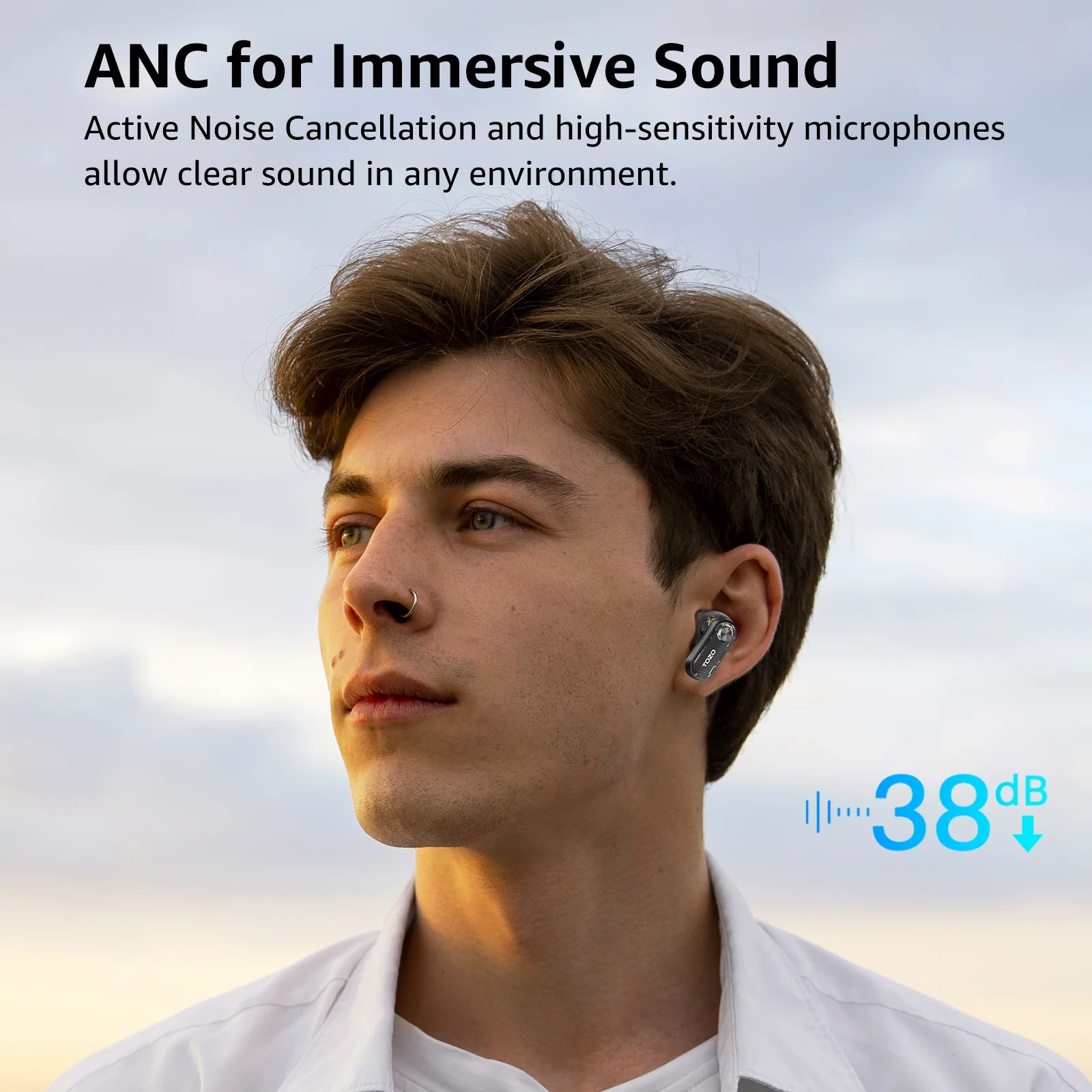 фото Наушники TWS Tozo AeroSound 3 White 1