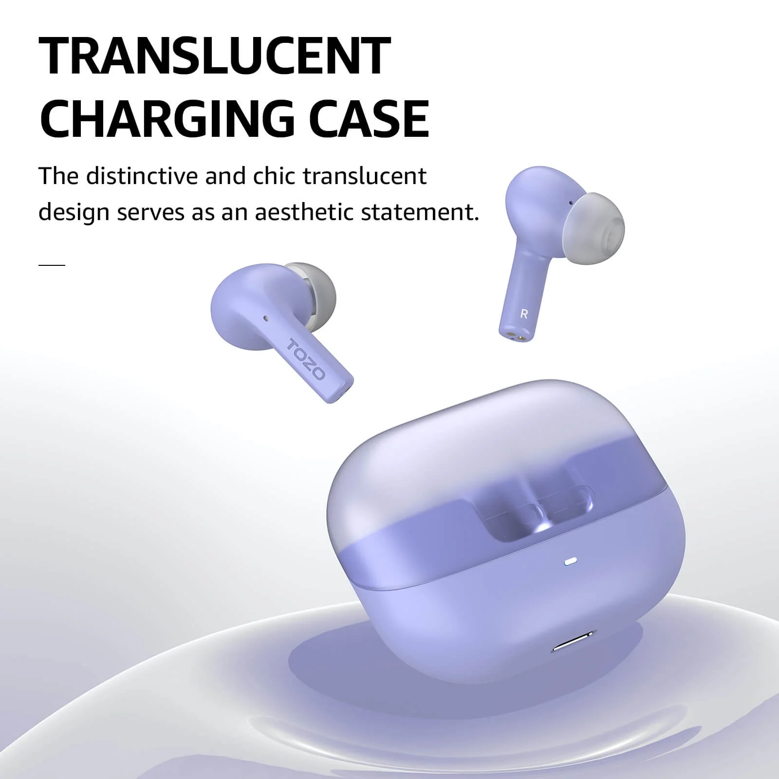 фото Наушники TWS Tozo Agile Nova Purple 1
