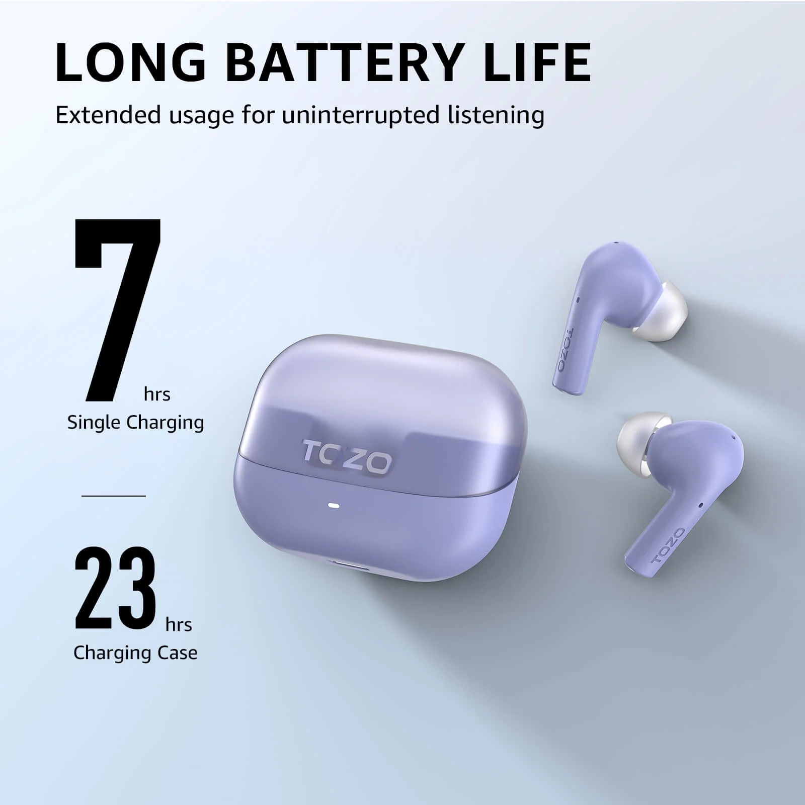 фото Наушники TWS Tozo Agile Nova Purple 2