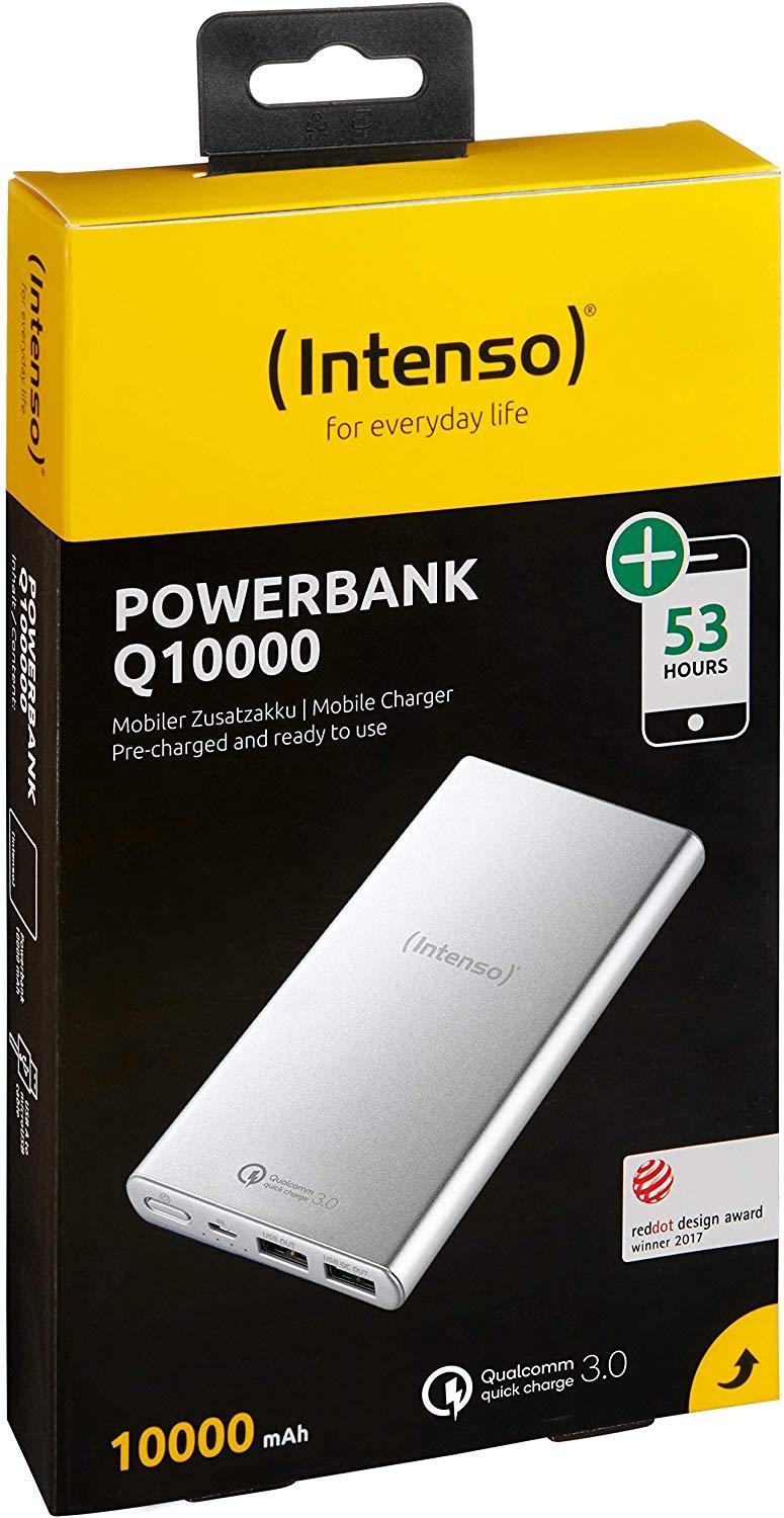 Powerbank Intenso Q10000 (srebrny)