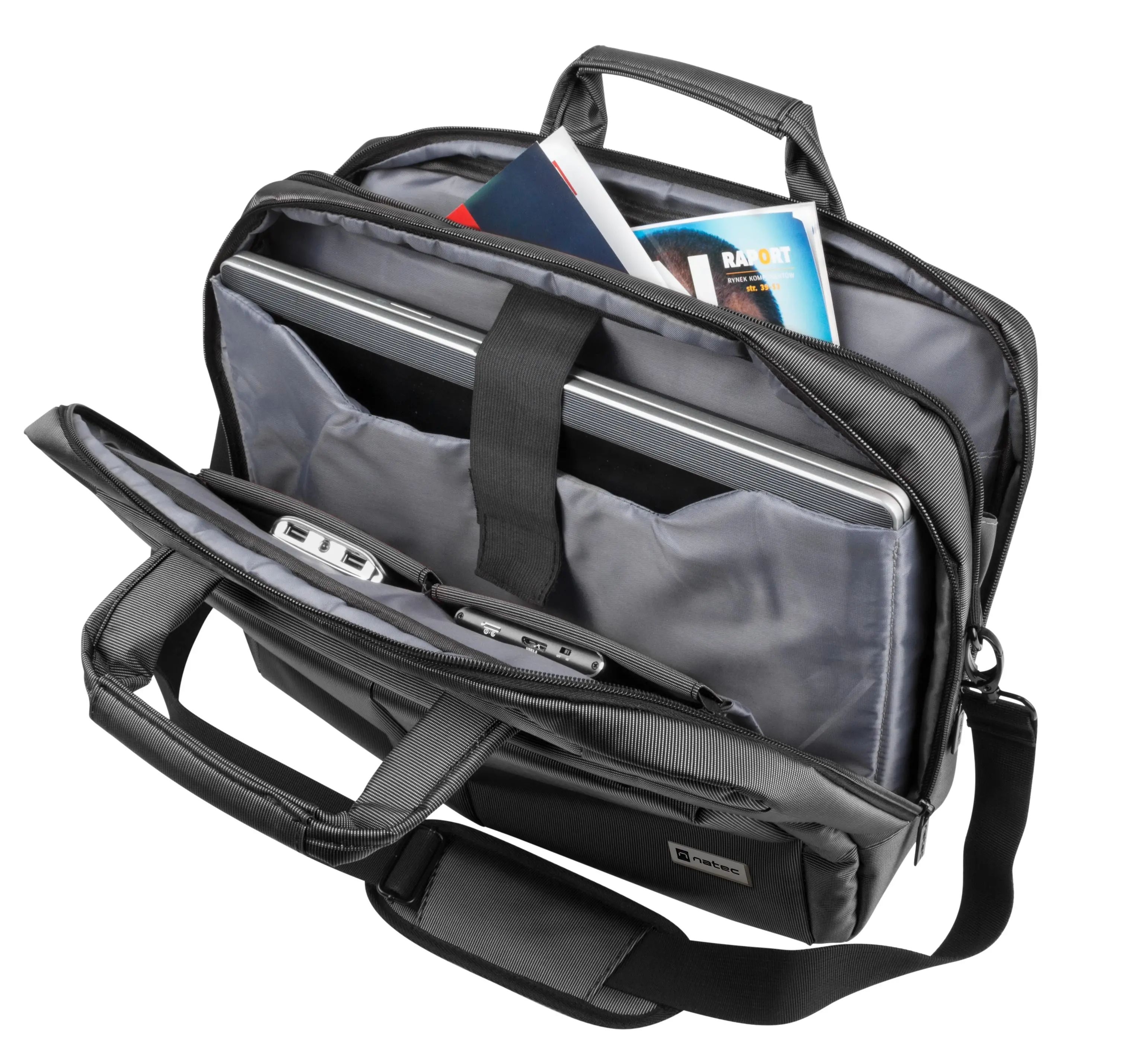 Torba na laptopa Natec Gazelle 15,6"-16" Grafitowy