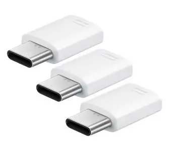 Adapter Samsung EE-GN930KW USB-C na micro USB 3-pak