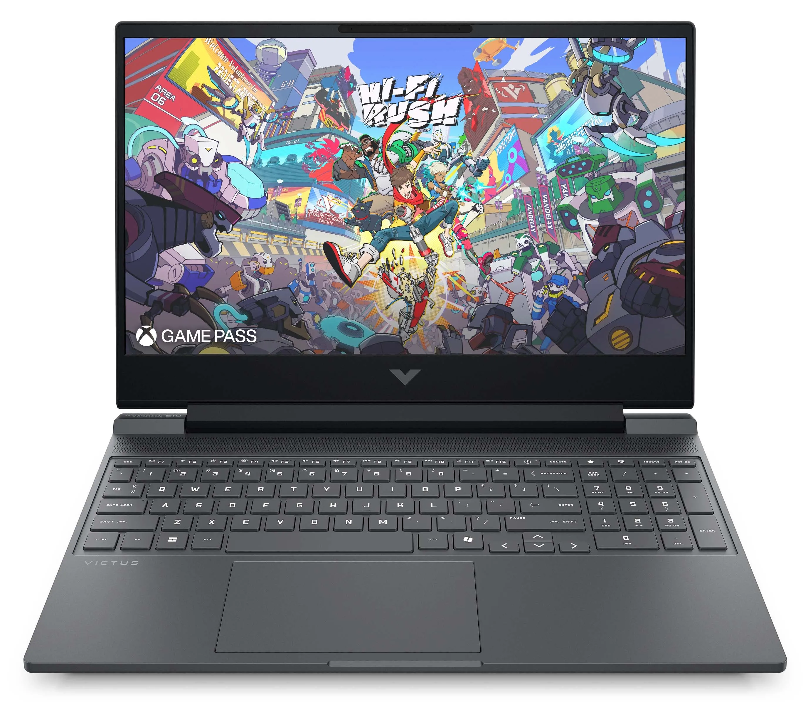 Laptop gamingowy HP Victus 15-fb3081nw 15,6" 144Hz R5 240 24GB RAM 512GB Dysk SSD RTX5050 DLSS4 Win11 Czarno-srebrny Funkcje AI
