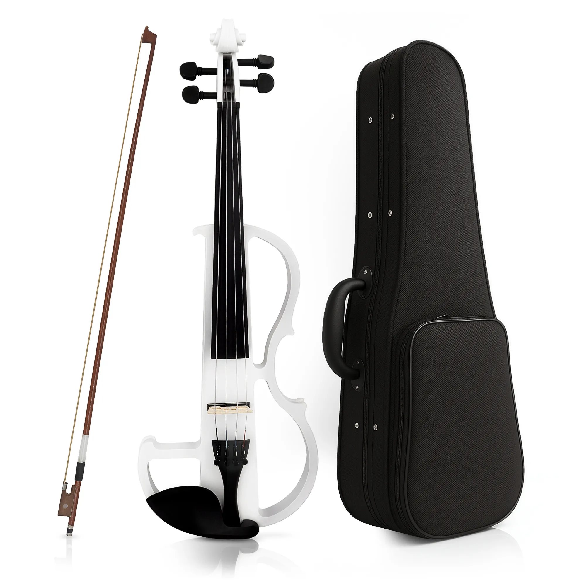 Skrzypce elektryczne Musicmate MM-VN200-W StradiVolt