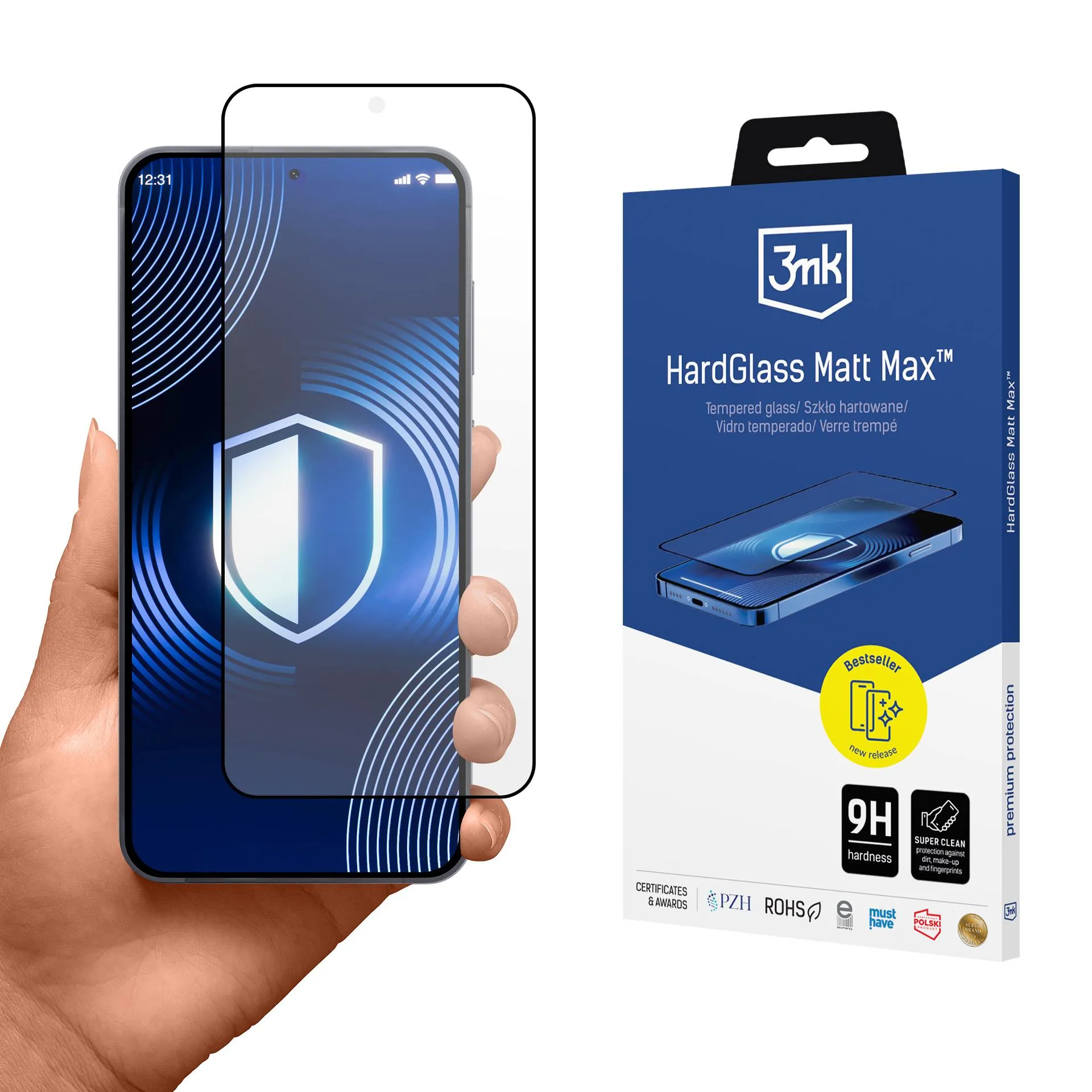 Szkło hartowane 3mk HardGlass Matt Max do Galaxy S26